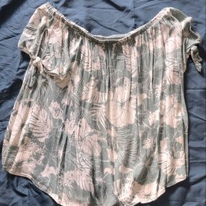 Off the Shoulder Floral Top